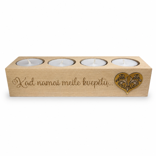 MEDINĖ ŽVAKIDĖ „KVEPIA MEILE”