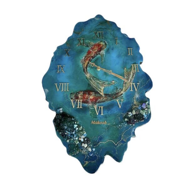 Rankų darbo laikrodis "VANDENYNAS”