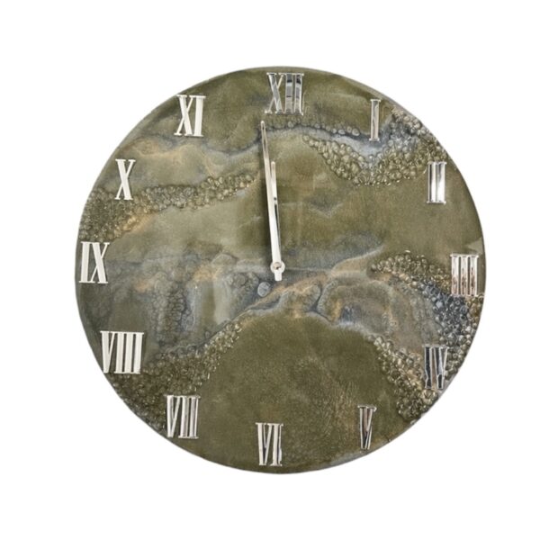 Rankų darbo laikrodis „PURSLAI”, 40 cm