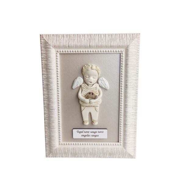 Tegul saugo angelas sargas, "ZUIKIO DIRBTUVĖLĖ",15x20cm