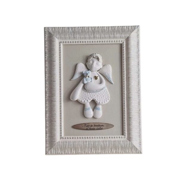 Angelas Sargas „LAUMŽIRGIO NAMAI", 17x20cm”