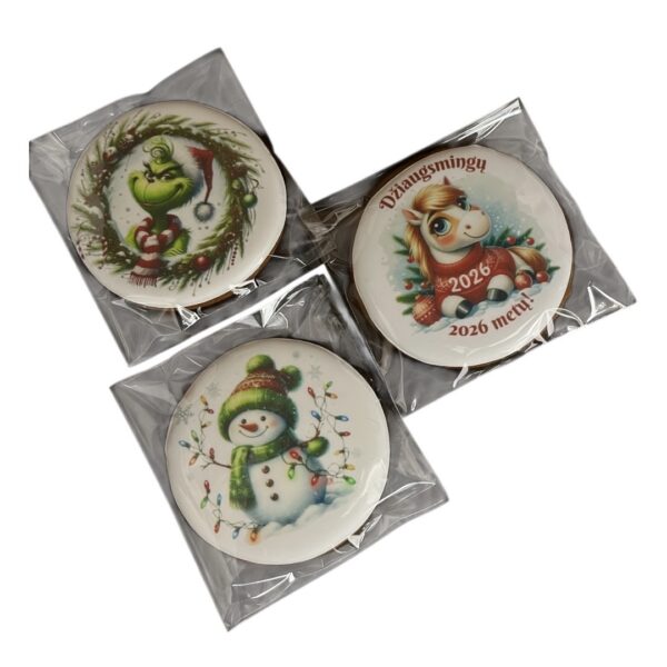 Dekoruotas sausainis "KALĖDOS"