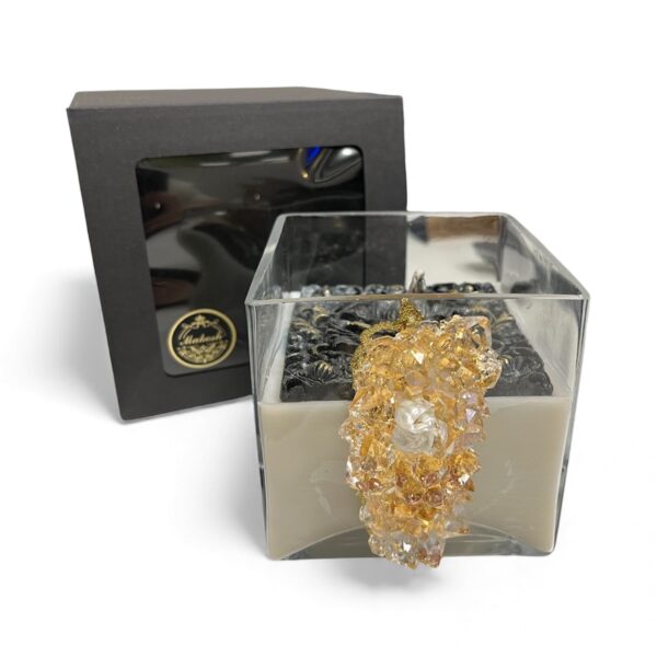 Sojų vaško žvakė "KRISTALAS"