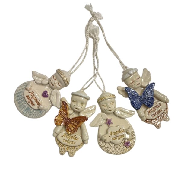 Keramikinis kabinamas angelas "ANGELAS SARGAS”