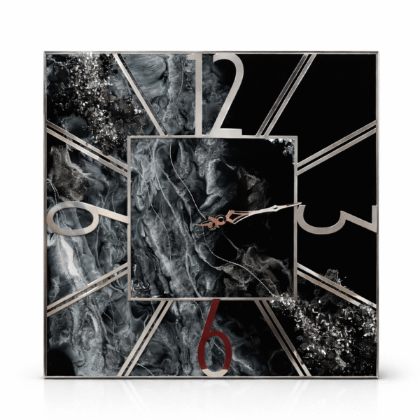 Rankų darbo laikrodis „MAKOSH KVADRATAS”, 50cm