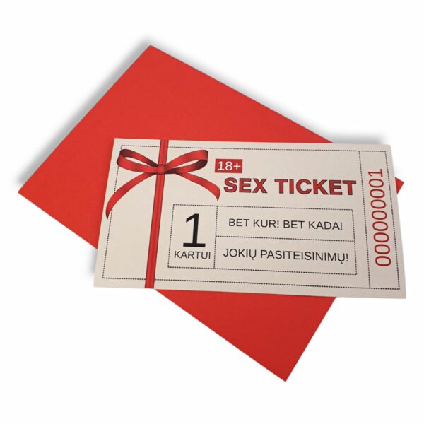 Nutrinamas bilietas "SEX TICKET"