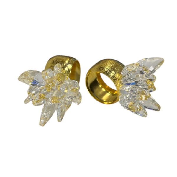 Servetėlių laikikliai „SPINDESYS SU AUKSINTAIS GALIUKAIS”