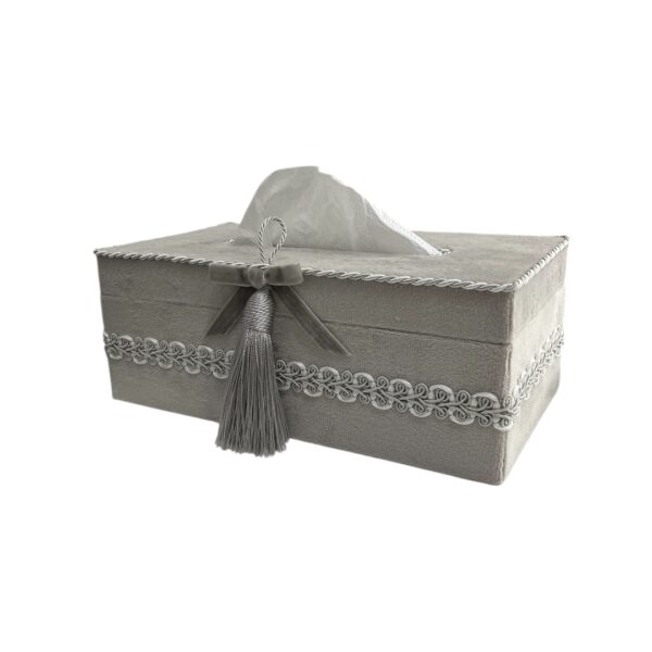 Dėžutė servetėlėms "PILKA"