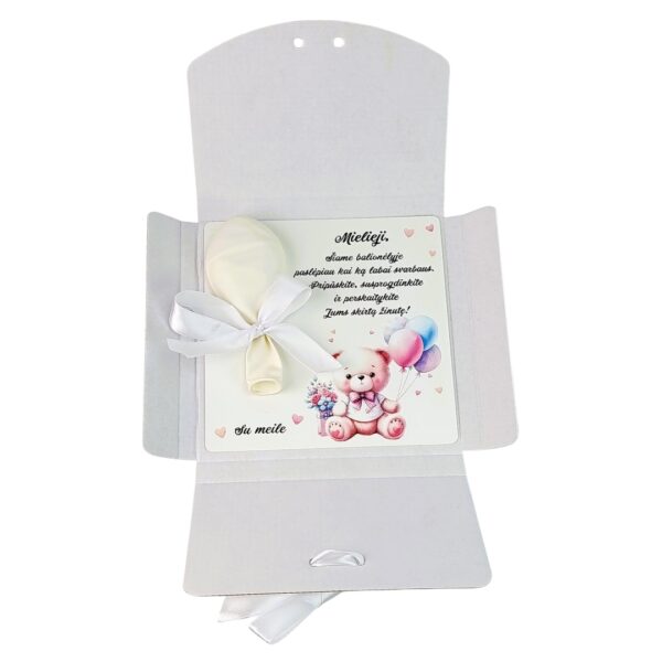 Kvietimas tapti Krikšto tėvais "PASLAPTIS BALIONĖLY"