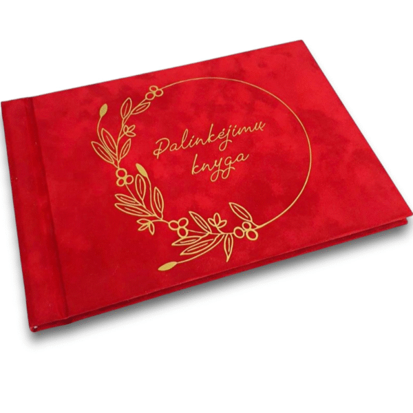 Palinkėjimų knyga "RAUDONA"