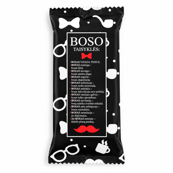 ŠOKOLADAS „BOSO TAISYKLĖS”